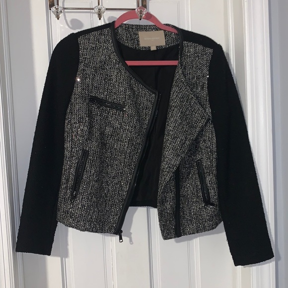 Banana Republic Silver Black Blazer - Picture 1 of 5